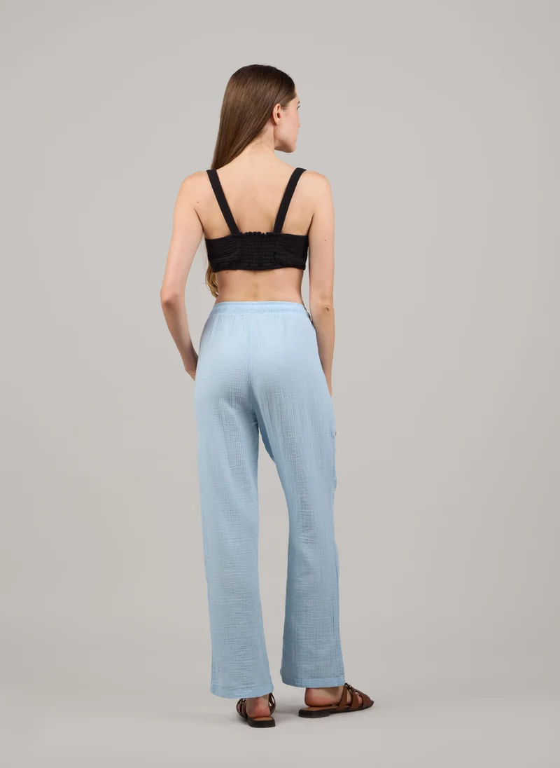 Just Nature Black Square Neck Cropped Top for Women | Best Price UAE